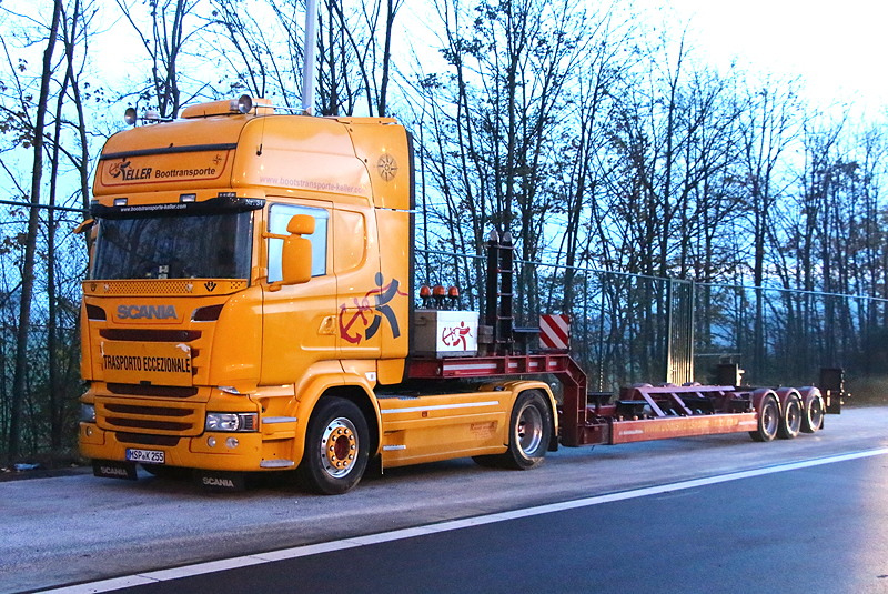 Keller Bootstransporte Scania R500 TL SL Tieflader Belgien 2019 TIm IMG_7664 web.jpg