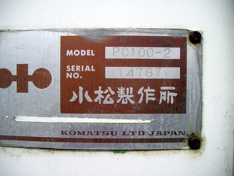 Komatsu Raupe PC100-2  Bild2.jpg